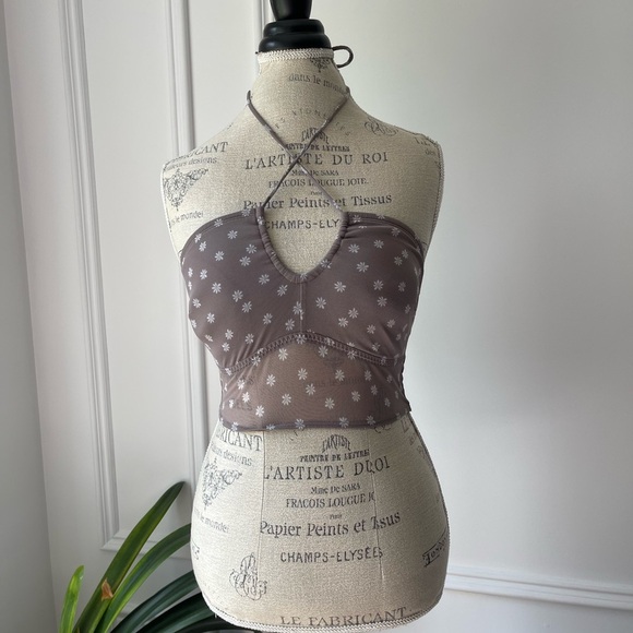 Floral halter top - Picture 1 of 4